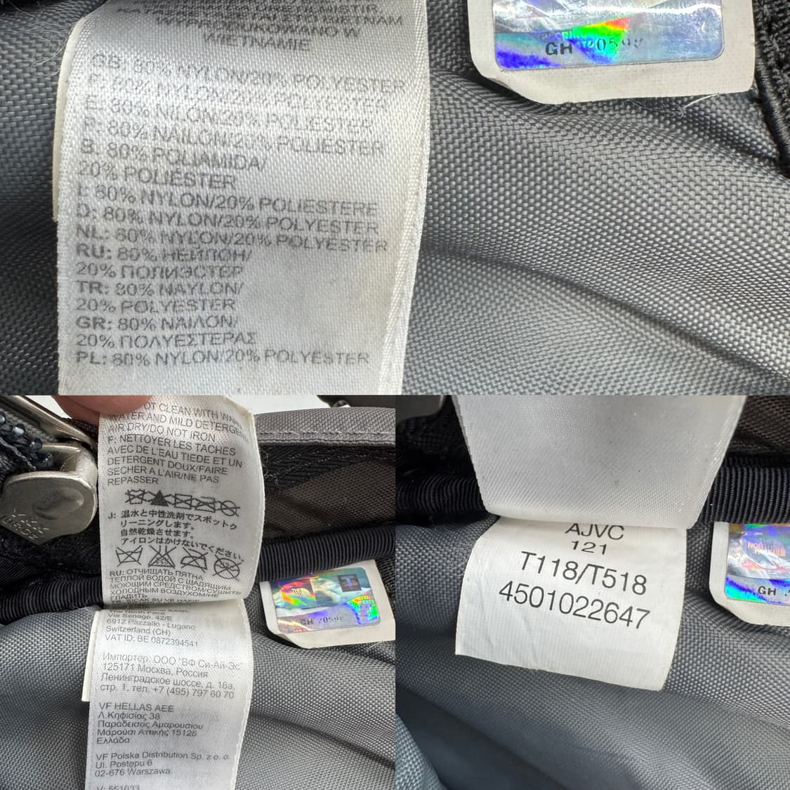 노스페이스 레콘 카키 그레이 고프코어 백팩 상품이미지10