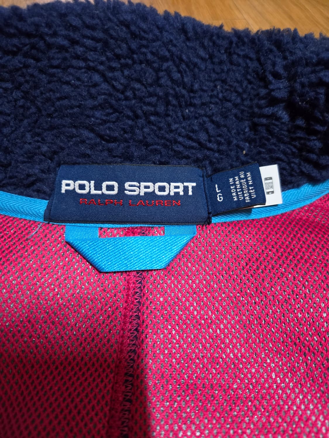 폴로 랄프로렌 스포츠 신형 큐알택 정품인증 플리스 집업 상품이미지7