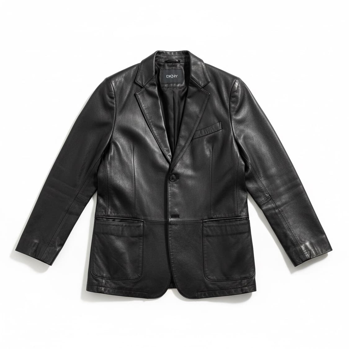 DKNY 빈티지 리얼레더 블레이저 가죽자켓 상품이미지1