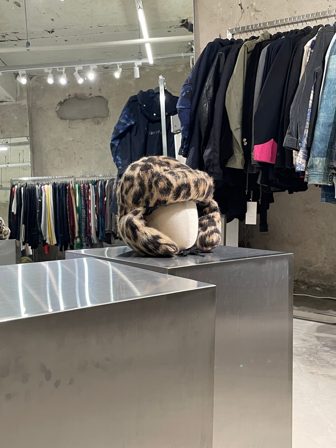 r13 레오파드 트래퍼 햇 상품이미지2