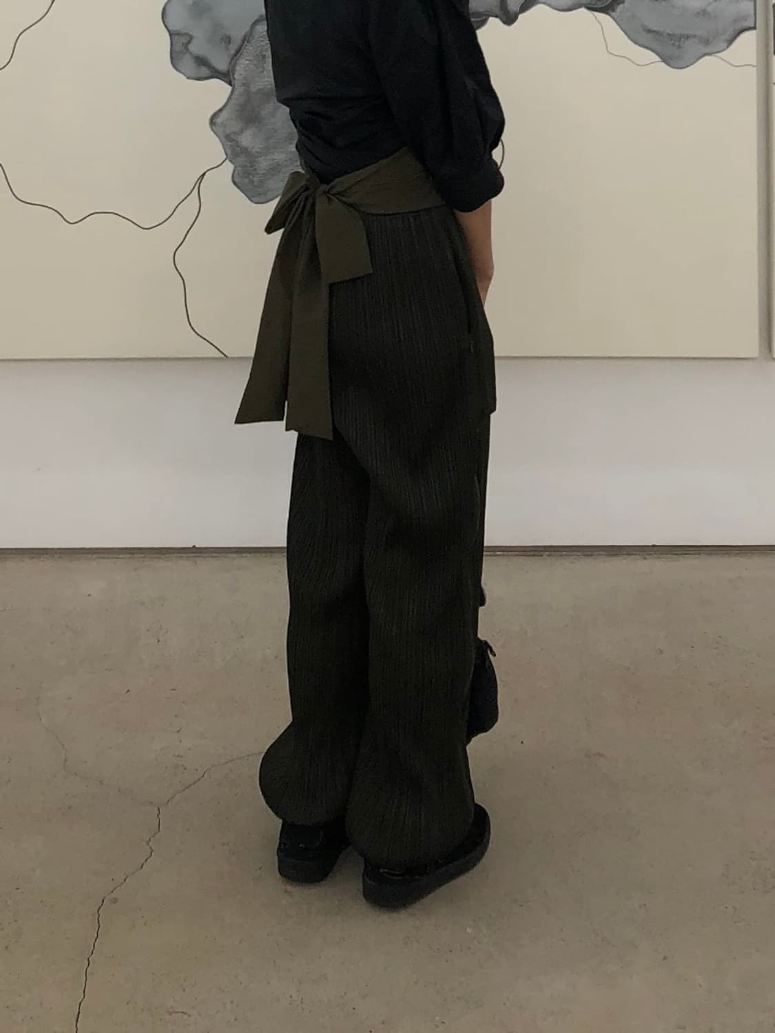 [3] 90s 이세이미야케 플리츠플리즈 사이드지퍼 루즈 팬츠 상품이미지7