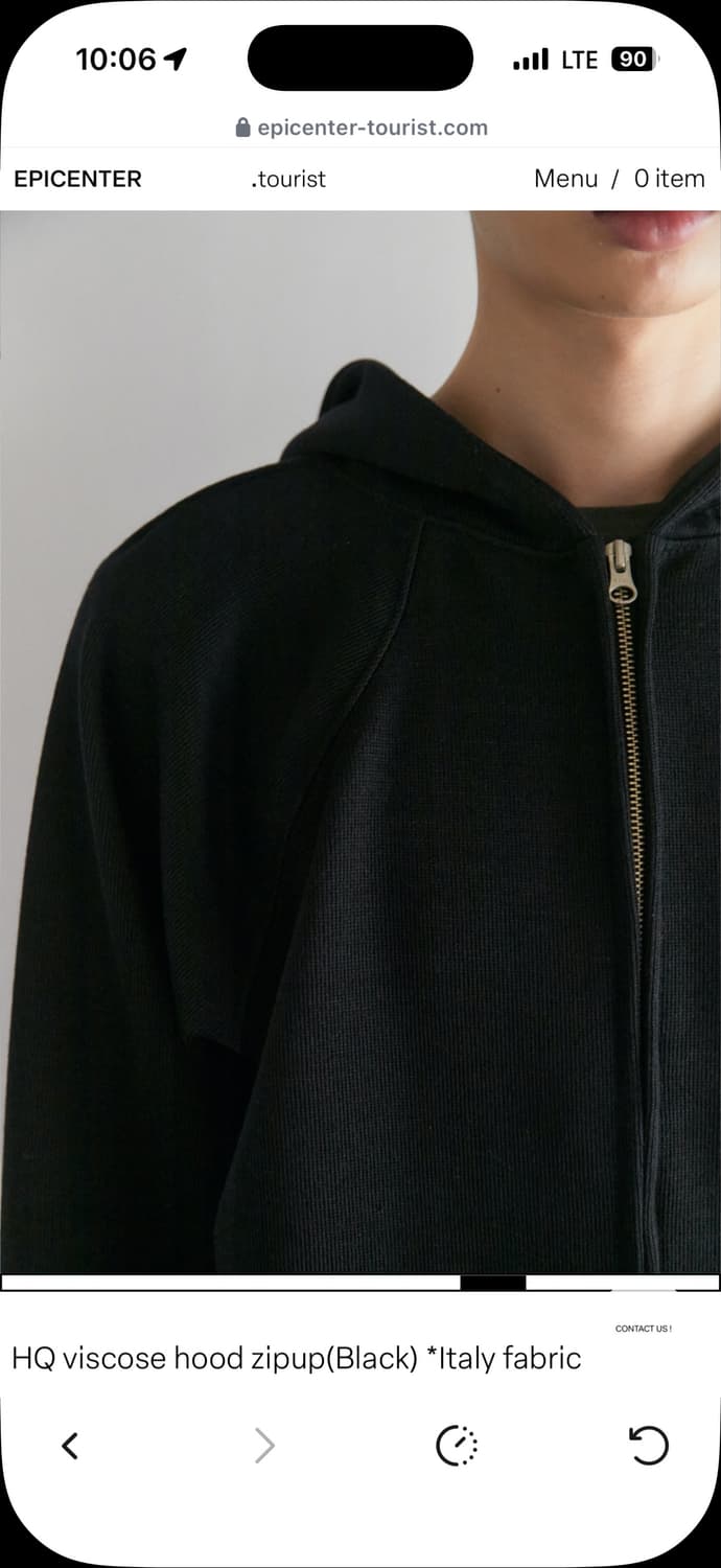 Epicenter tourist HQ viscose hoodie (m) 상품이미지2