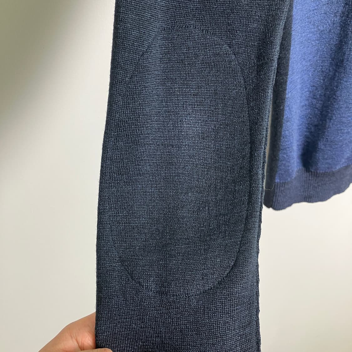 마크제이콥스 블루 패치워크 브이넥 가디건 S 상품이미지7