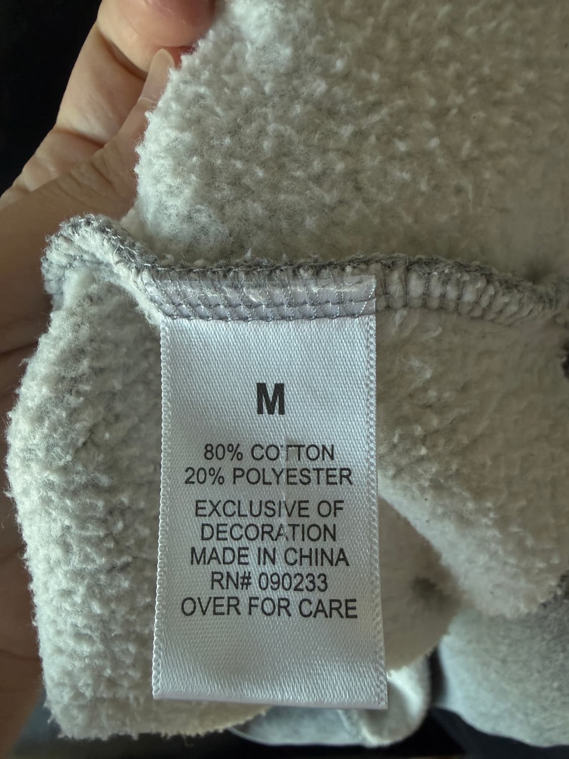 19ss 피오갓 에센셜 리플렉티브 맨투맨 M사이즈 상품이미지5