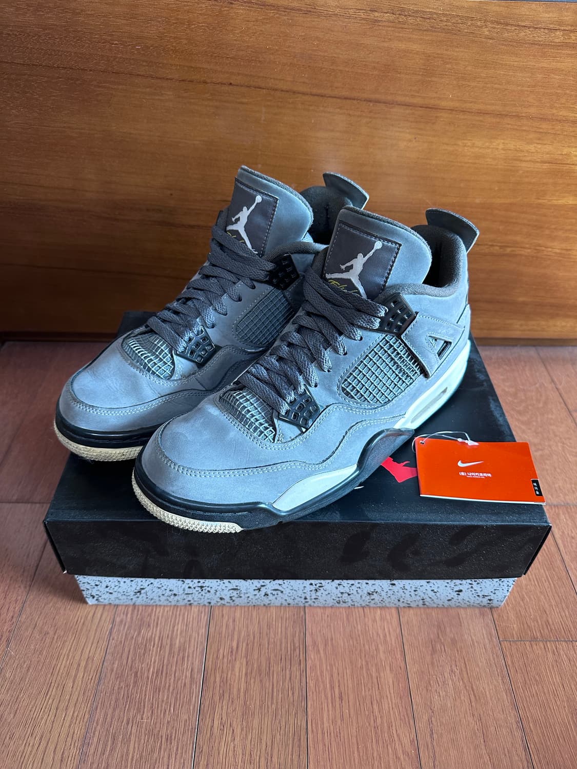 [280] 나이키 에어조던4 레트로 쿨그레이 2019 상품이미지1