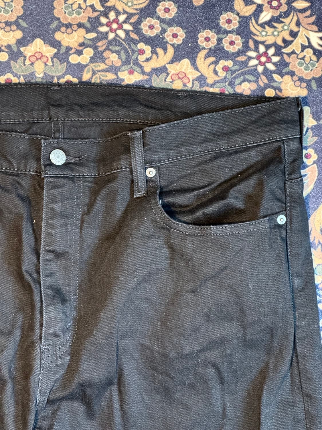 리바이스 569 루즈스트레이트 블랙진 상품이미지3