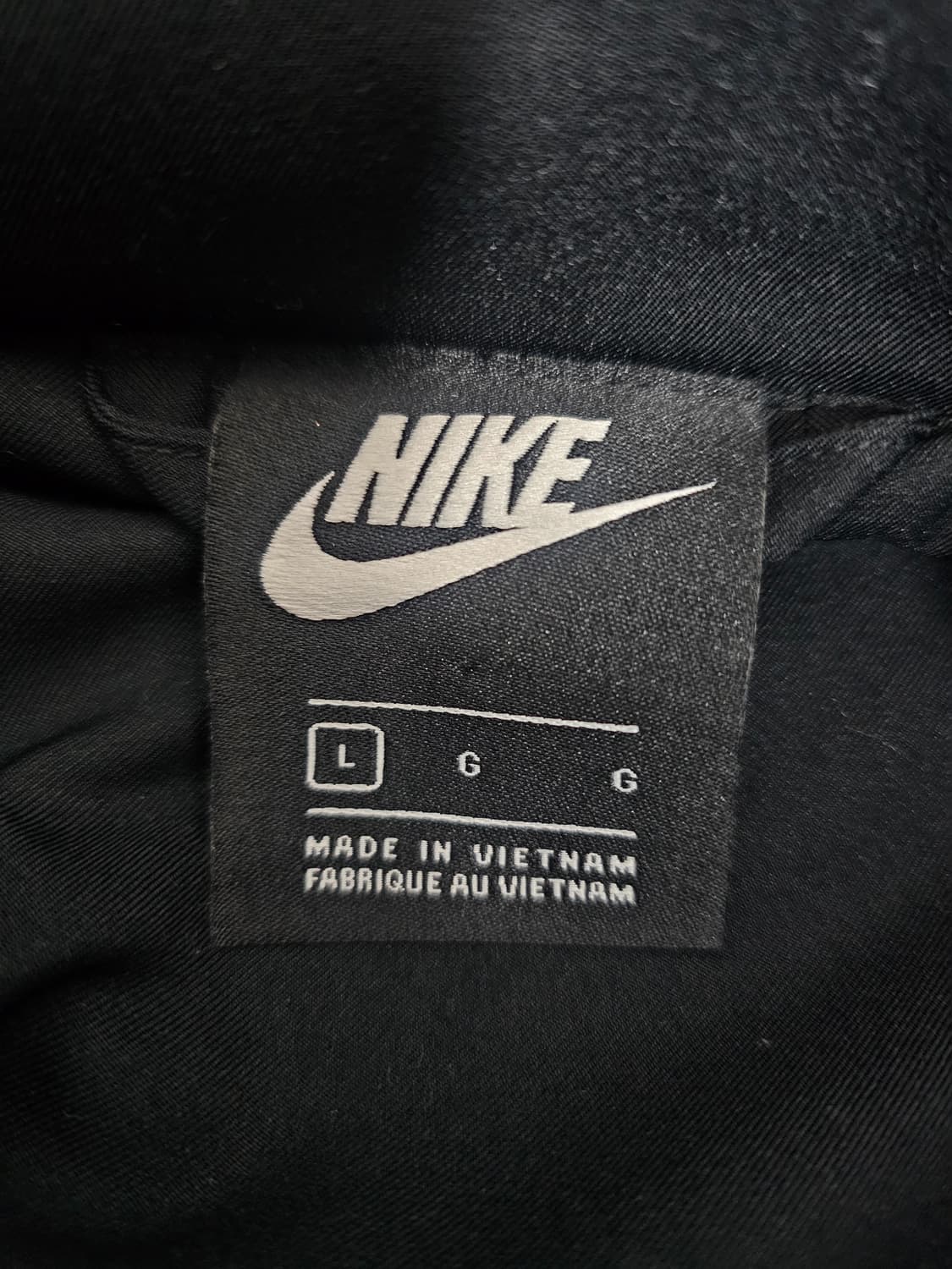 나이키 스우시 블랙 퍼 자켓 L 상품이미지3