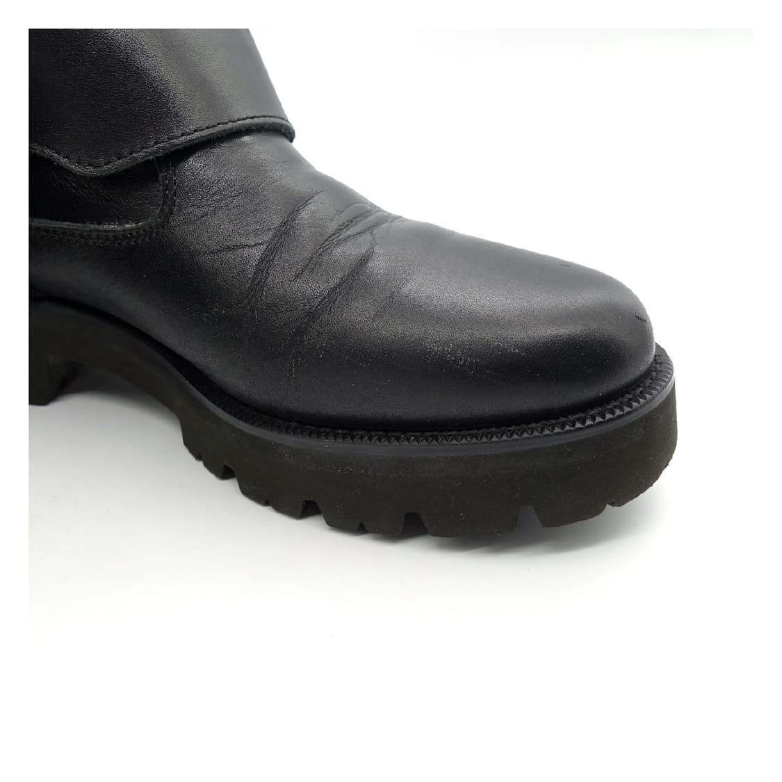 [3,250] Y's 와이즈 요지야마모토 더블버클 플랫폼 롱부츠 상품이미지9