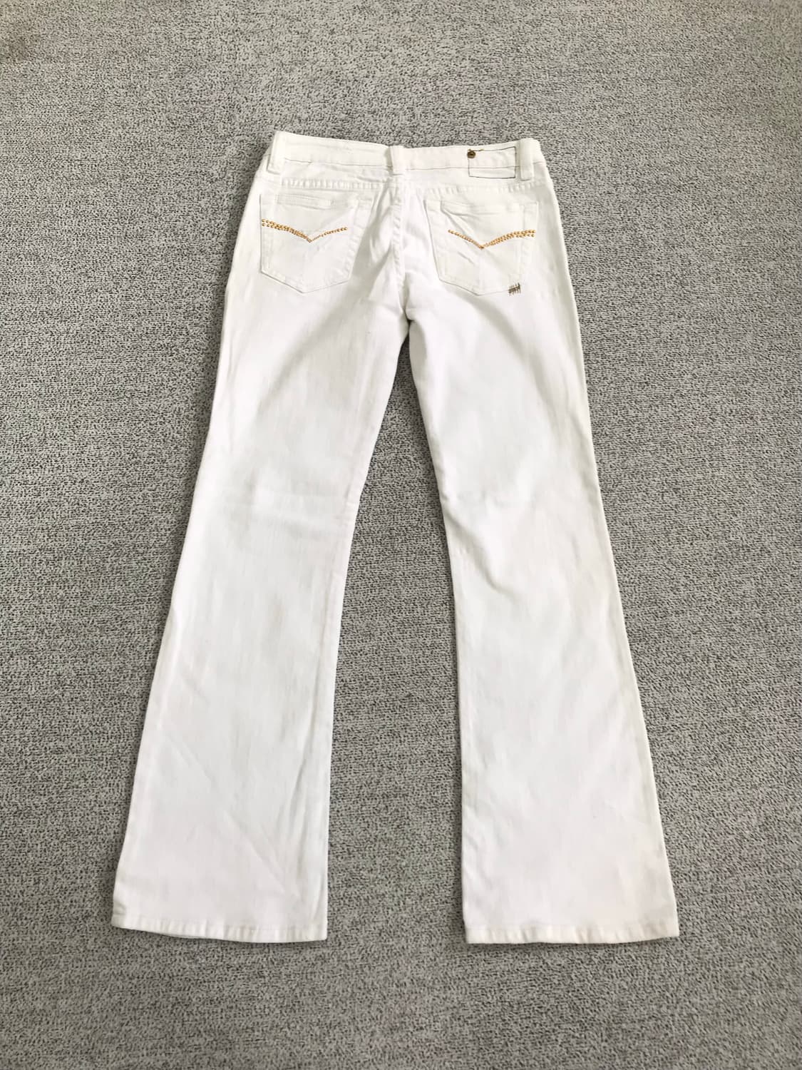 화이트 부츠컷팬츠 상품이미지7