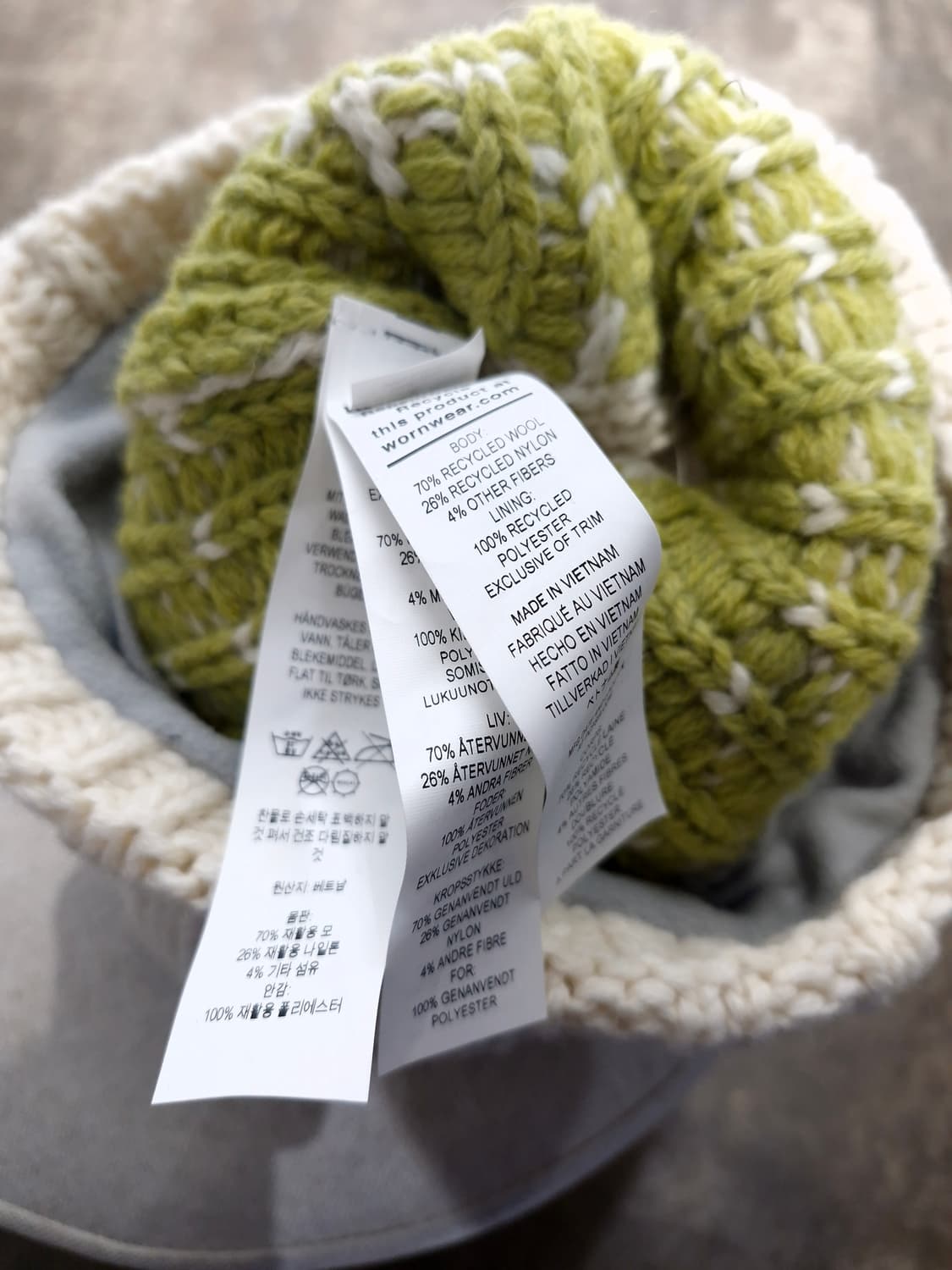 [새상품]PATAGONIA 파타고니아 스노우벨 비니 상품이미지4