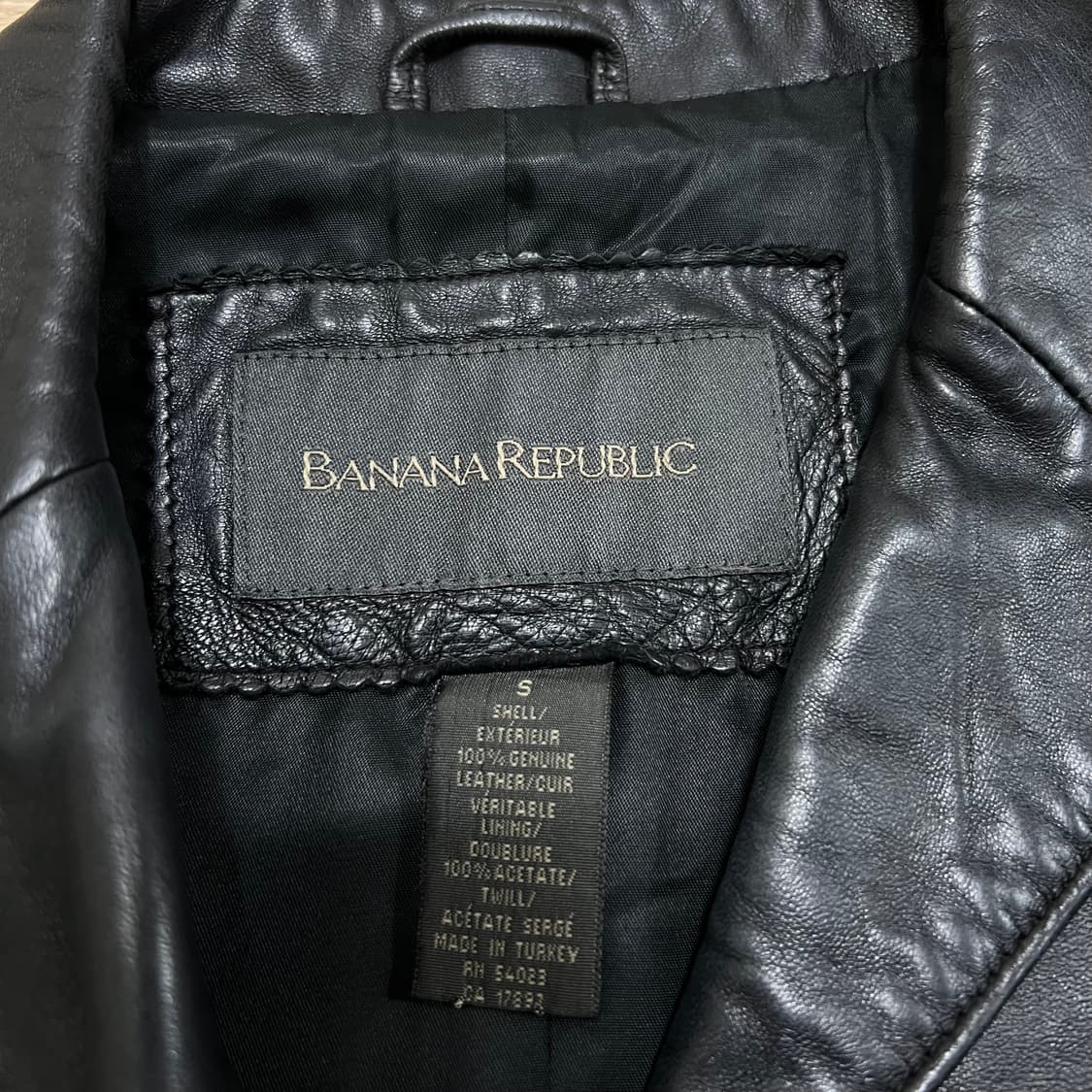 바나나 리퍼블릭 여성 램스킨 싱글 라이더 양가죽자켓 [블랙] S/90 상품이미지4