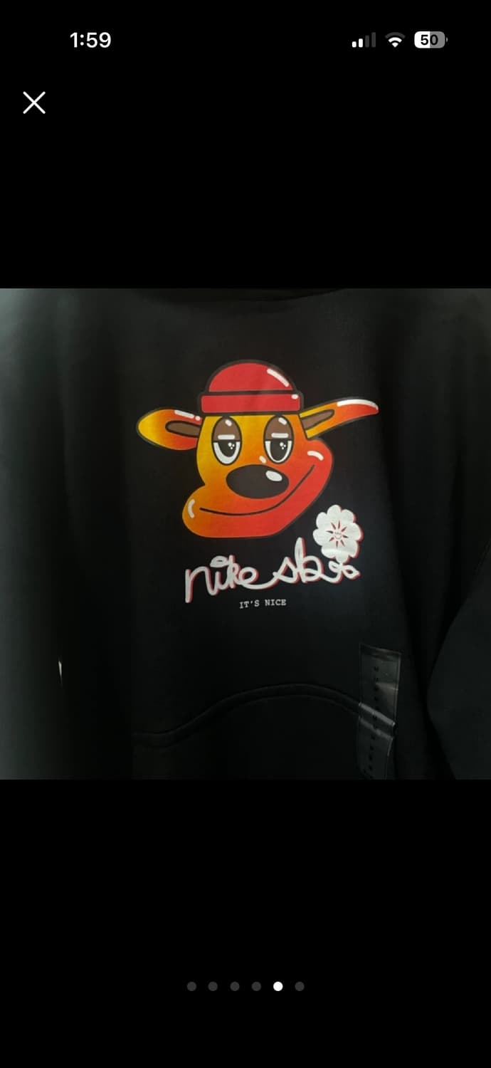 (새상품) 나이키 기모 후드티 M 상품이미지5