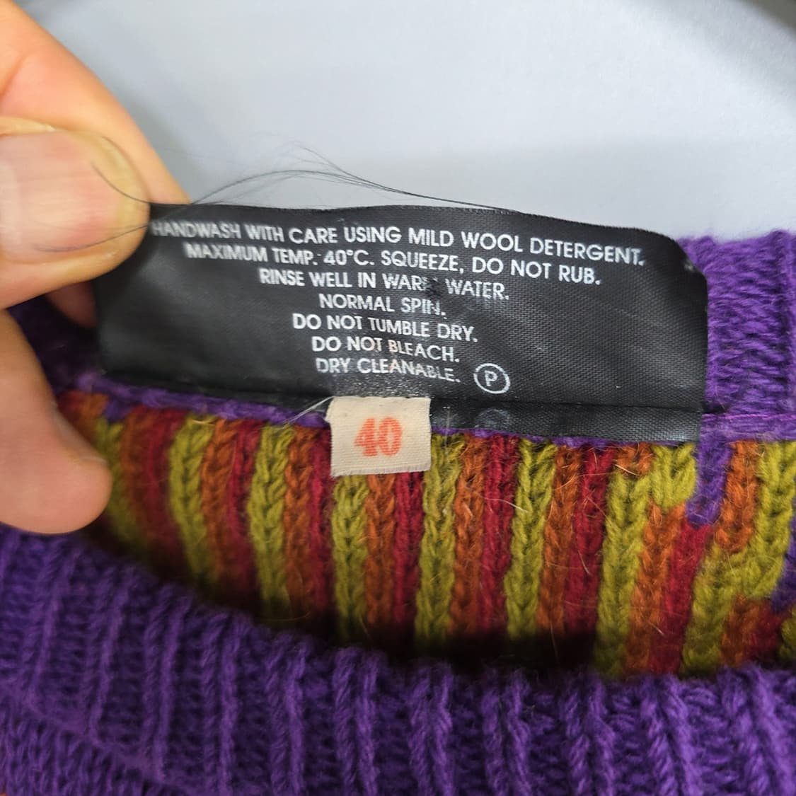 윈드스웹트(windswept) 뉴질랜드 울니트 아가일 40 상품이미지8