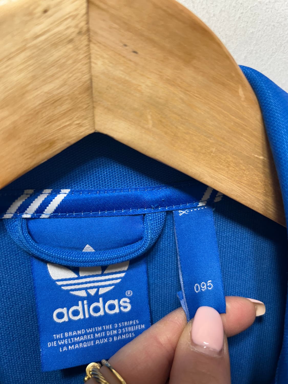 아디다스 스카이블루 져지 트랙 오리지날 M  상품이미지3