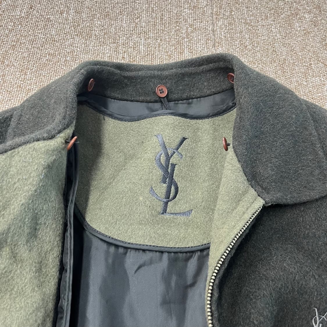 YSL 입생로랑 모직 븡우종 자켓 상품이미지6