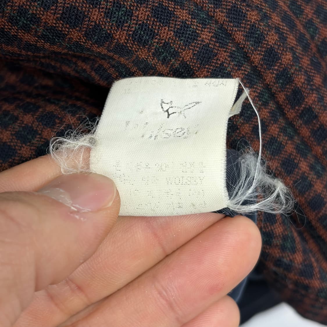 Wolsey 체크 블루종 상품이미지6