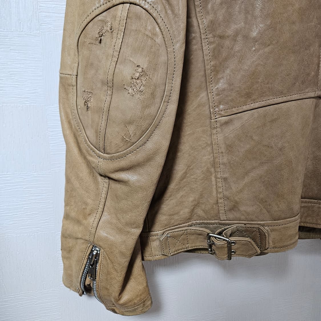 디젤 브라운 레더자켓 상품이미지3