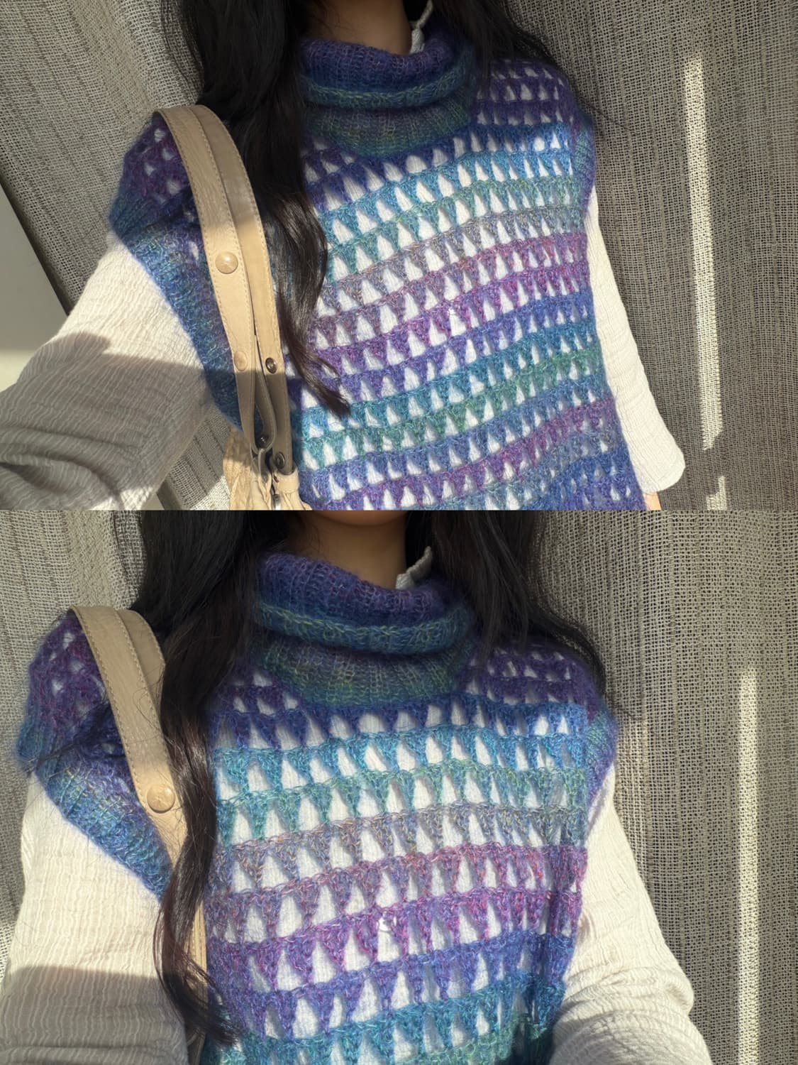 turtleneck knit vest 상품이미지2