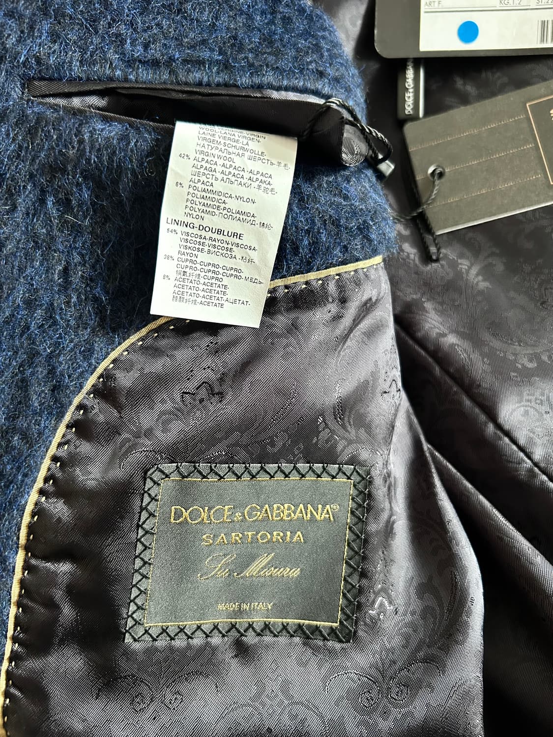 돌체앤가바나 사르토리아 알파카 코트 상품이미지4