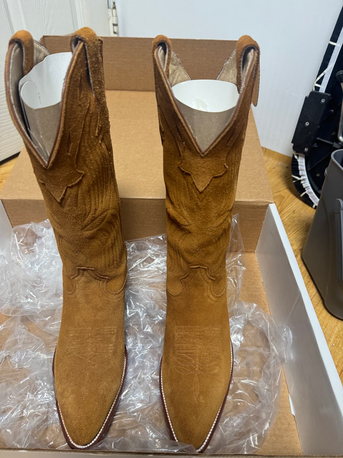 Wythe 스너프 스웨이드 웨스턴 부츠 7D 상품이미지3