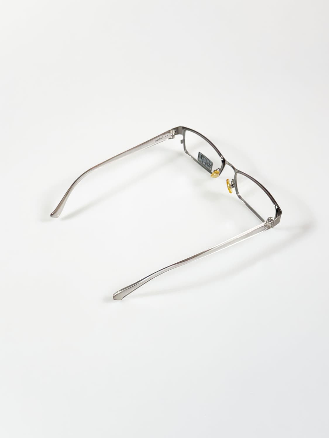 EPILOGUE 다크 실버 슬림 스퀘어 메탈 빈티지 안경 상품이미지4
