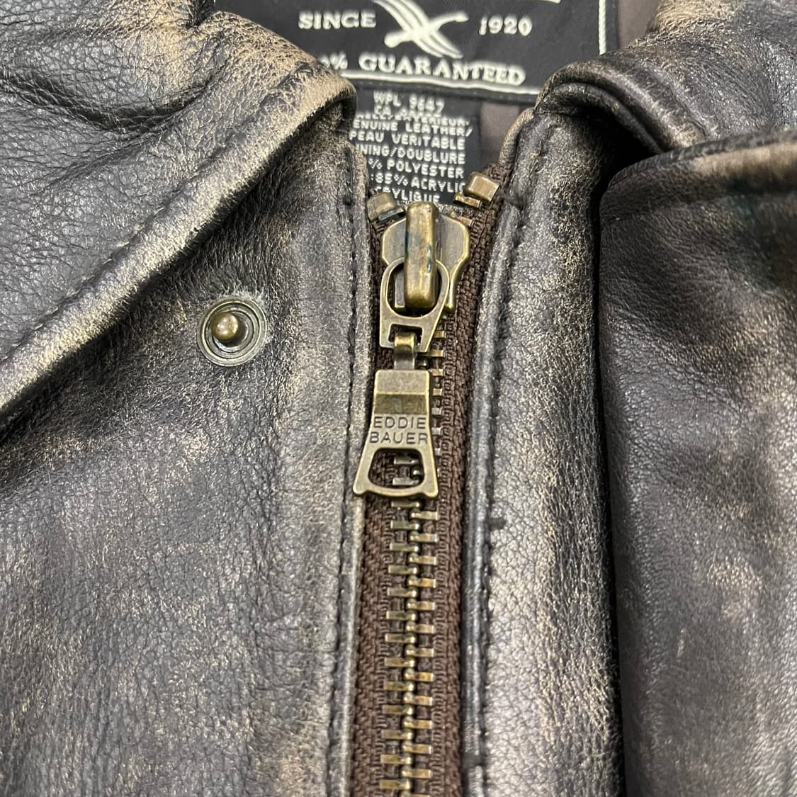 00's 빈티지 에디바우어 레더자켓 상품이미지3