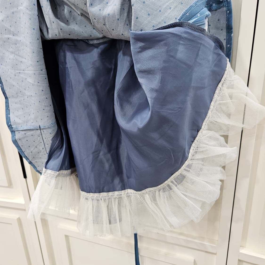 (시크릿 허니) 데님톤 도트 코르셋 원피스 상품이미지7