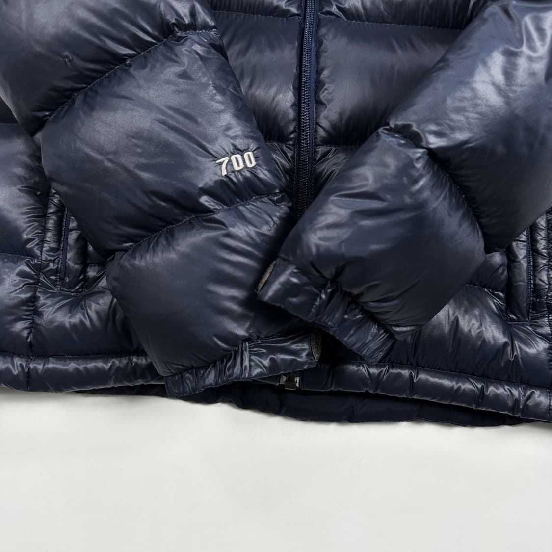 노스페이스 700 유광 다크네이비 경량패딩 점퍼 (XS 여성추천) 상품이미지5