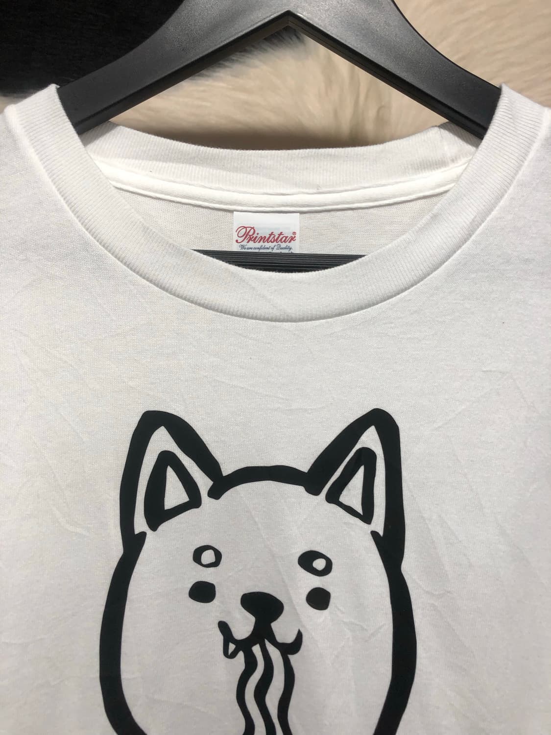 강아지 프린팅 롱슬리브 상품이미지3