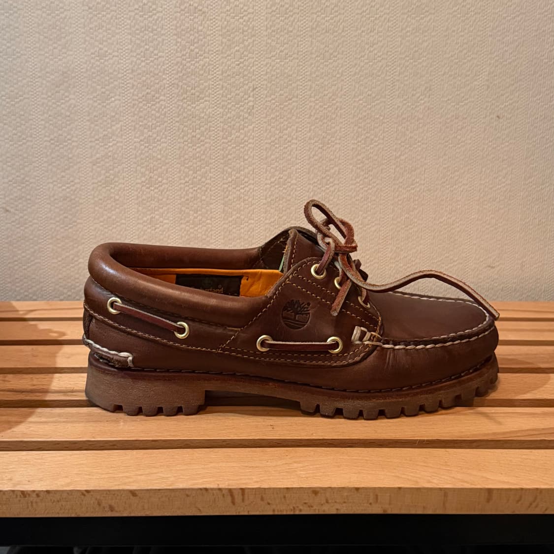 팀버랜드 3아이 보트슈즈 브라운 225 상품이미지5