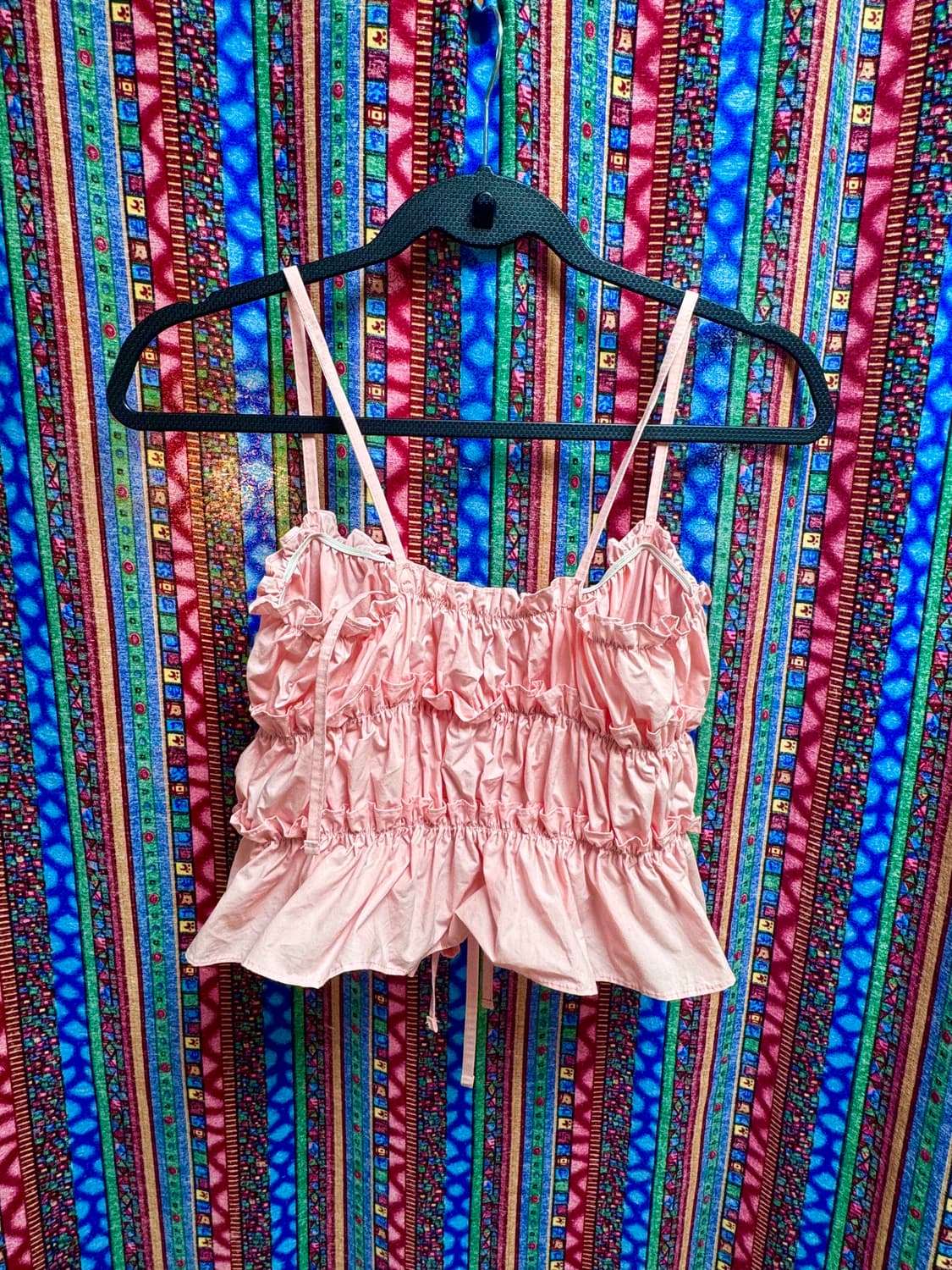 핑크 리본 프릴 뷔스티에 상품이미지1