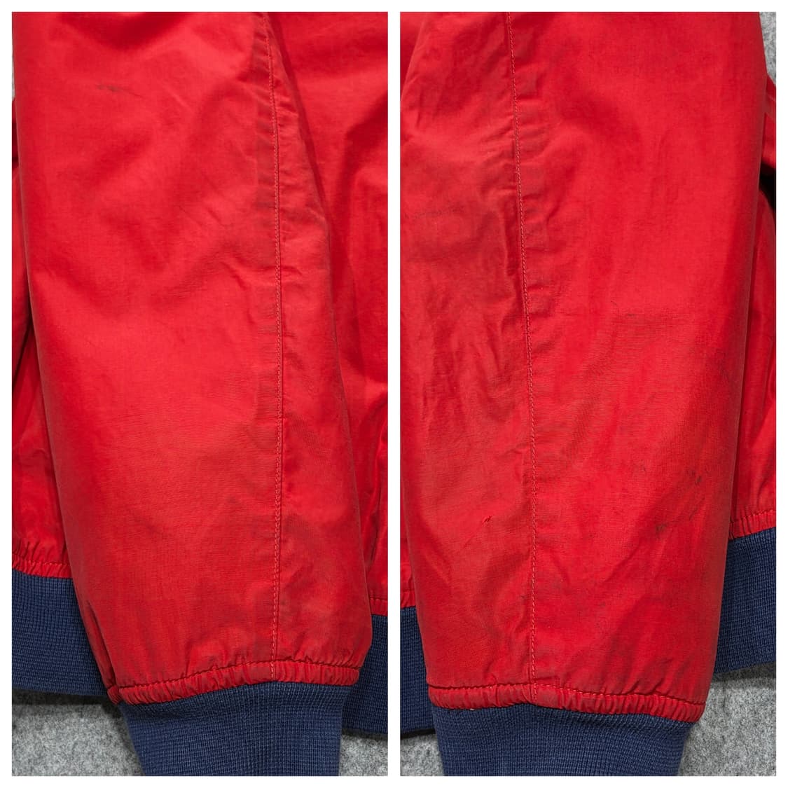 폴로 랄프로렌 빈티지 기모 코튼 나일론 쉘 블루종 자켓 L 상품이미지8