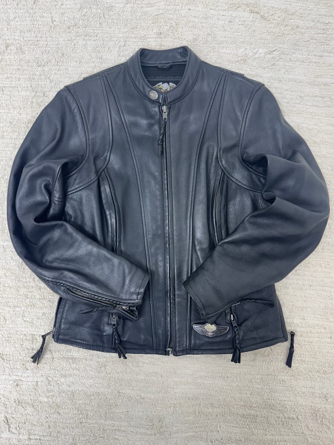 •HARLEY-DAVIDSON 100주년 기념 레더 라이딩 자켓  상품이미지2