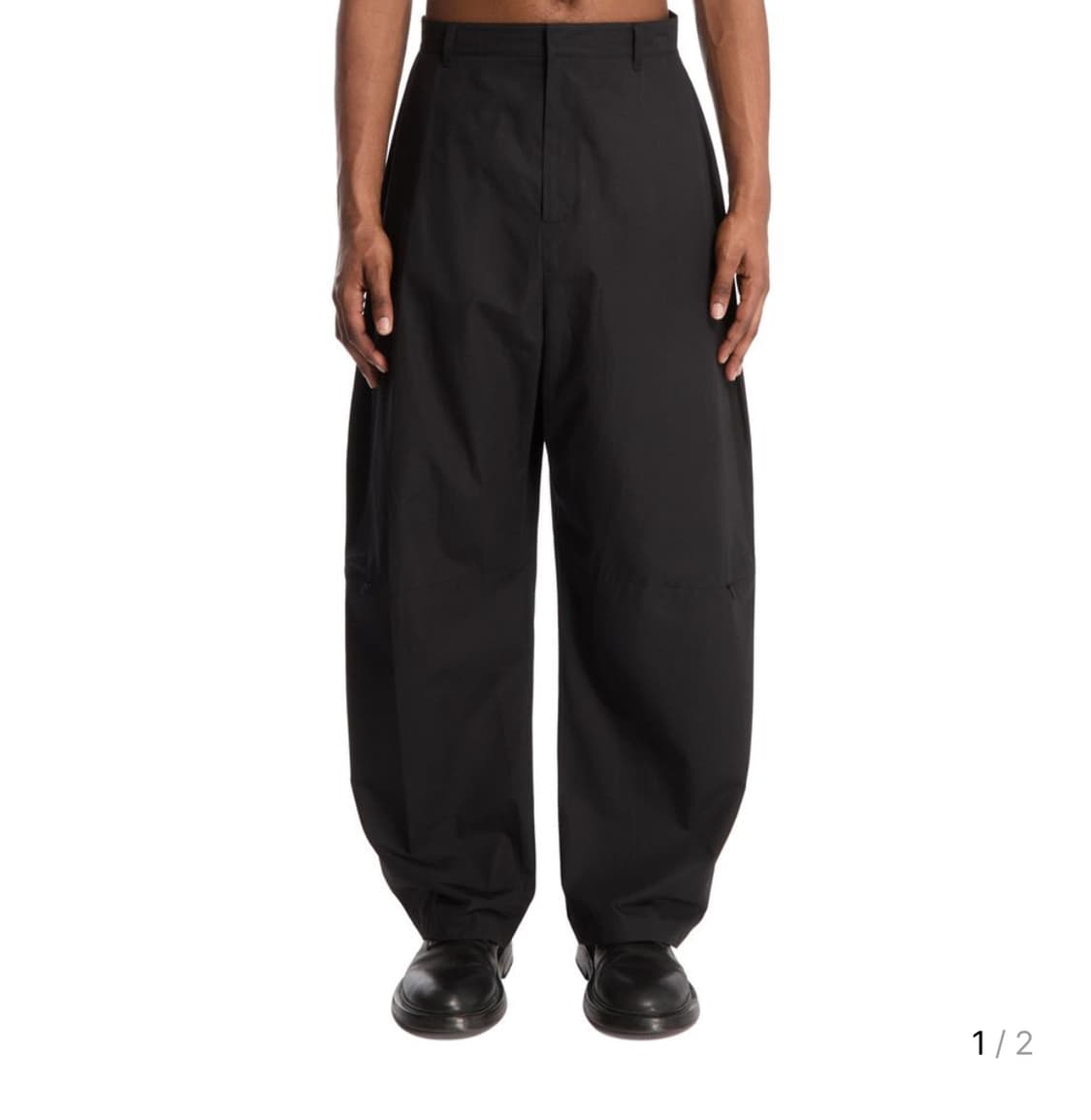 (M)25ss 커브드 지퍼 팬츠 상품이미지1