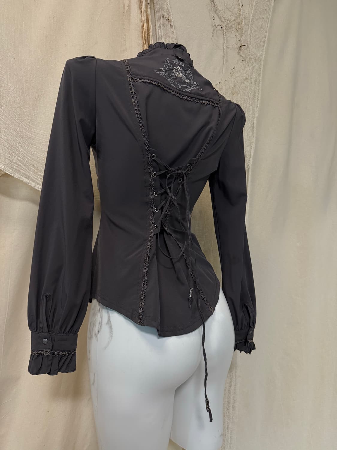 Ozz on Lace Detail Shirt 상품이미지3