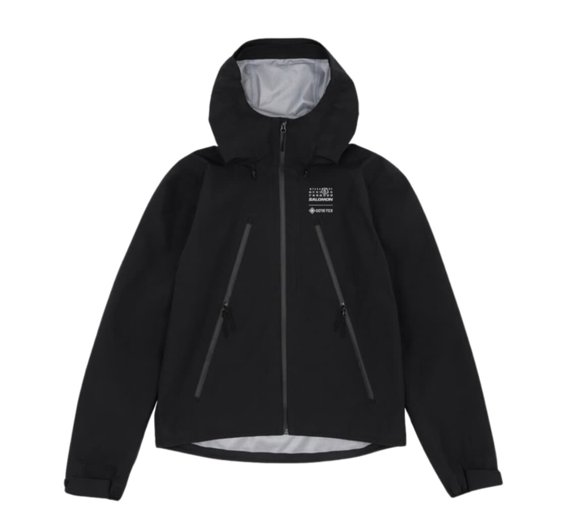 Xs s 살로몬 MM6 메종 마르지엘라 고어텍스 후드 윈드브레이커 블랙  상품이미지1