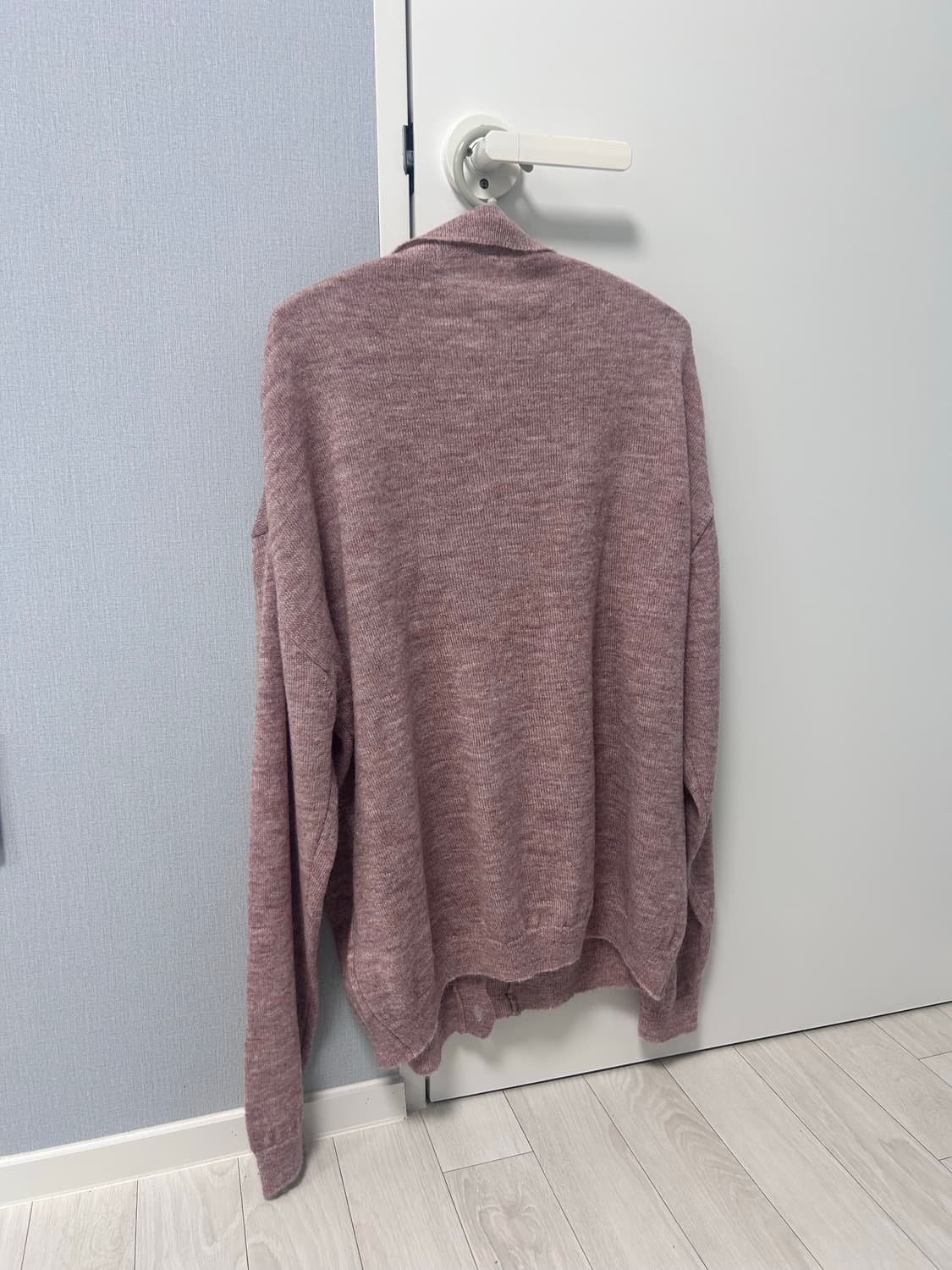 해칭룸 모헤어 핑크 가디건 상품이미지2