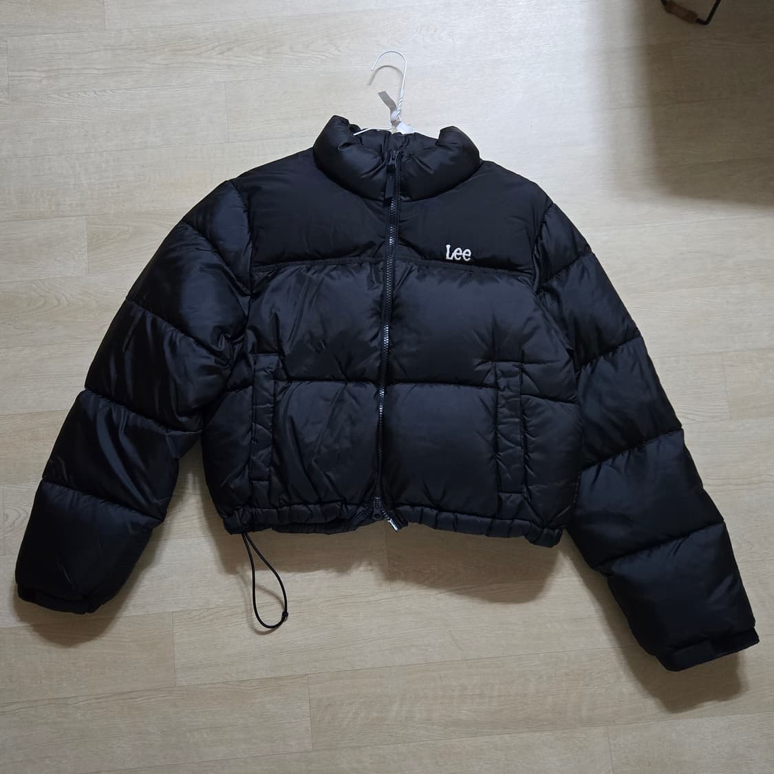 리 우먼 크롭 릿지 다운 블랙 M 상품이미지3