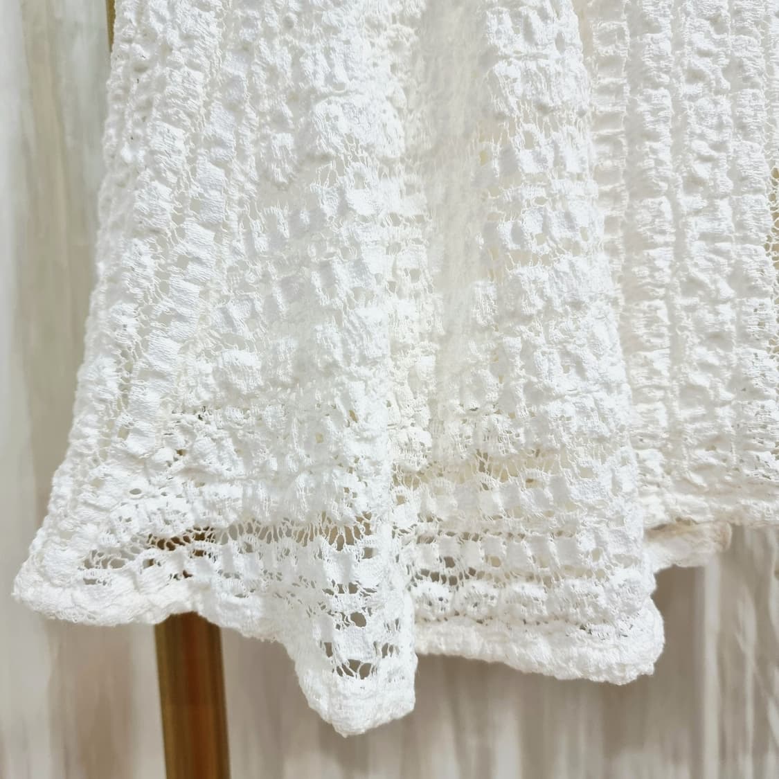 이로 IRO 아이보리 레이스 스커트 치마 허리밴딩 (표기34) 새상품 상품이미지2