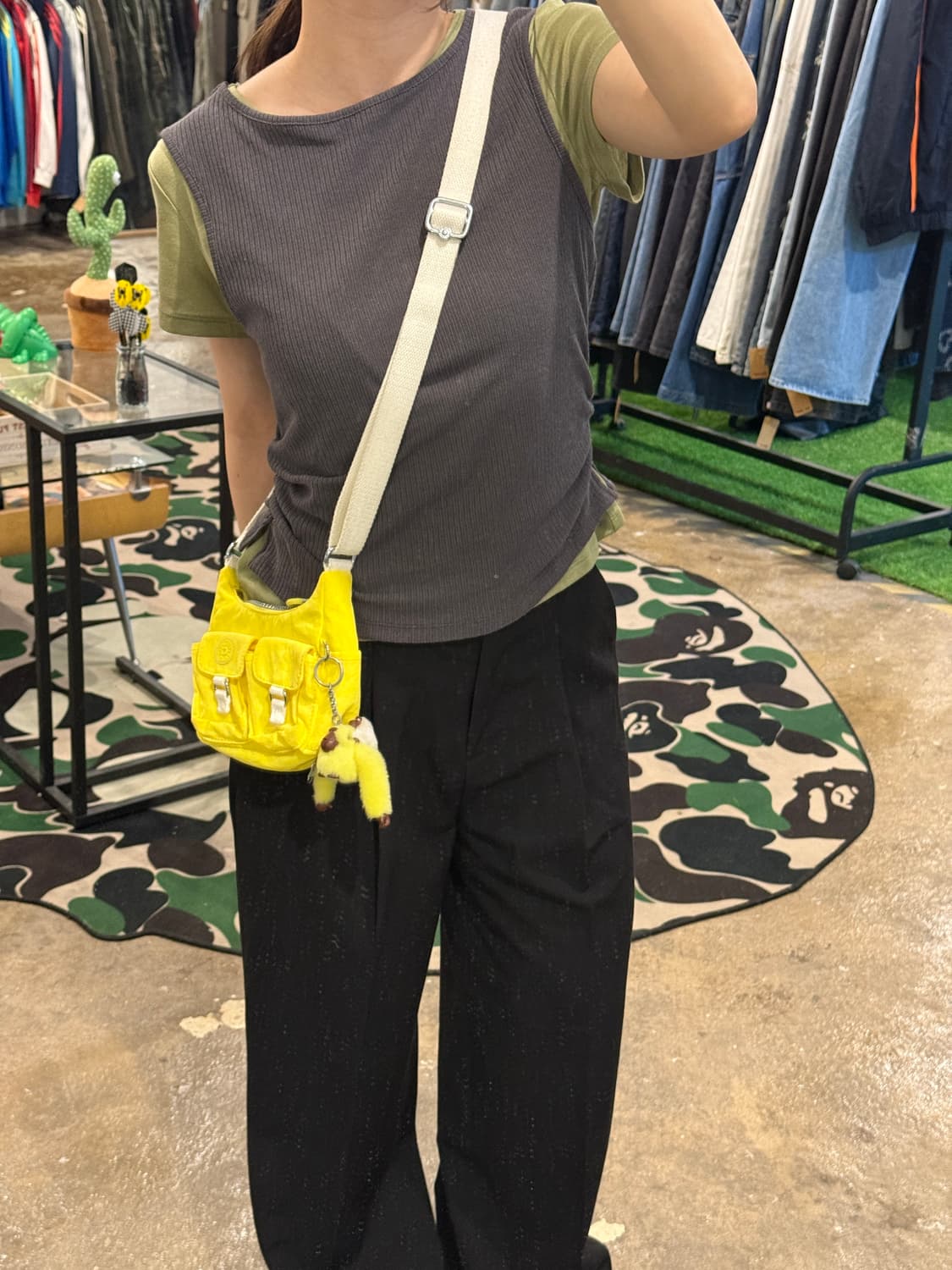 키플링 초미니 크로스백/아기 업은 고릴라 키링 상품이미지7