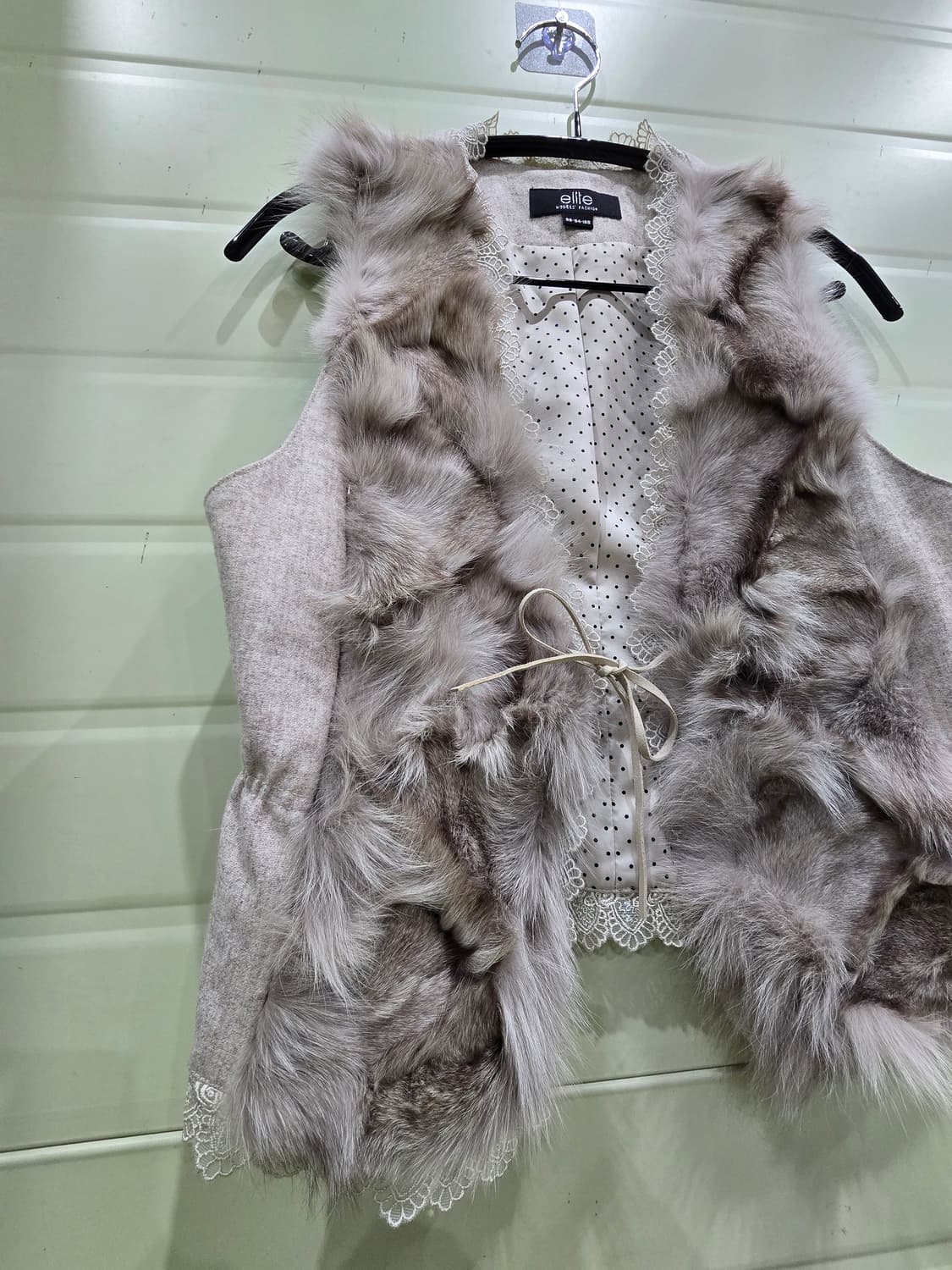 엘리트 폭스 퍼 여성 조끼 55사이즈 상품이미지8