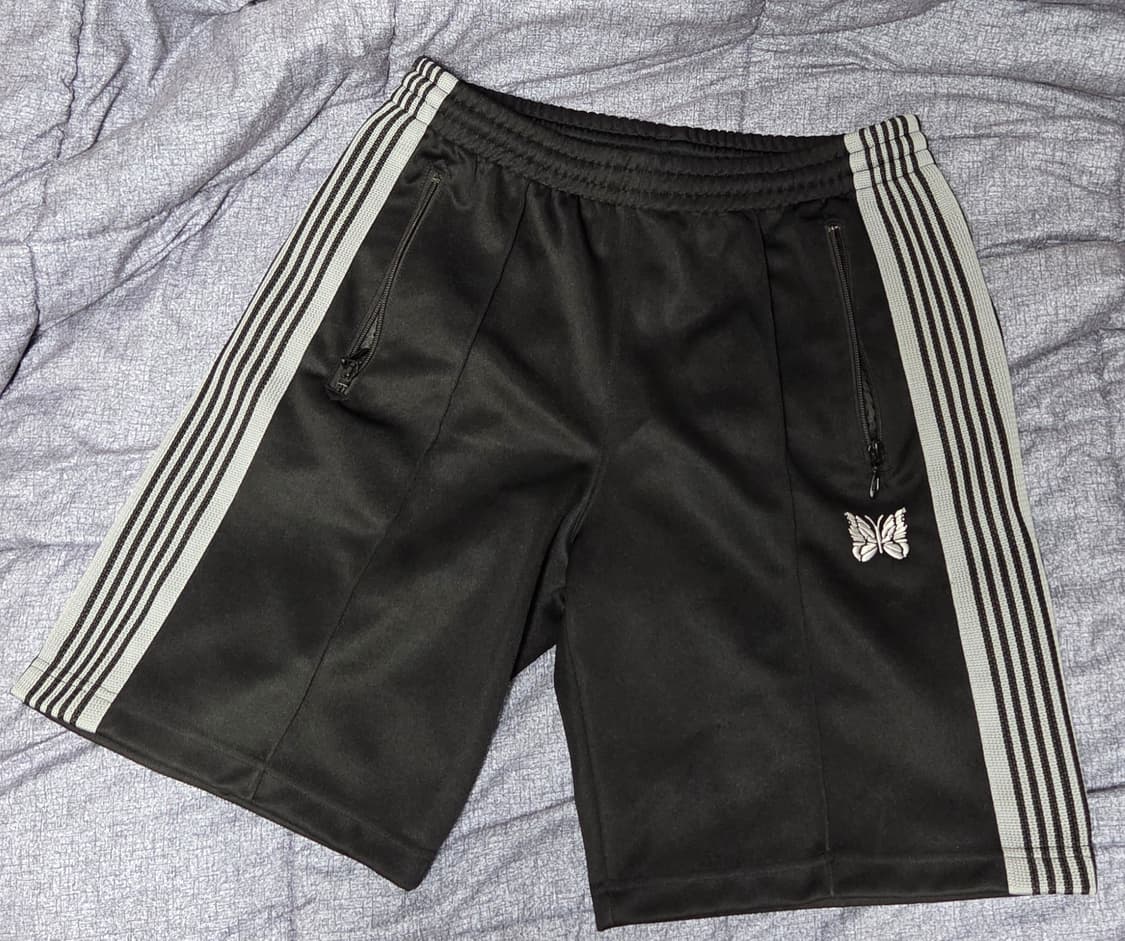 니들스 트랙쇼츠 블랙 S 상품이미지1