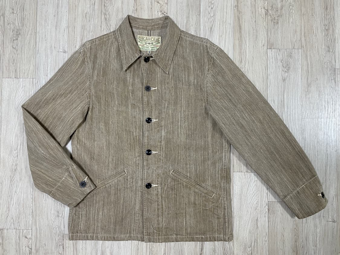 95~100) 슈가케인 베이지데님 커버올 자켓(RRL&LVC&폴로) 상품이미지1