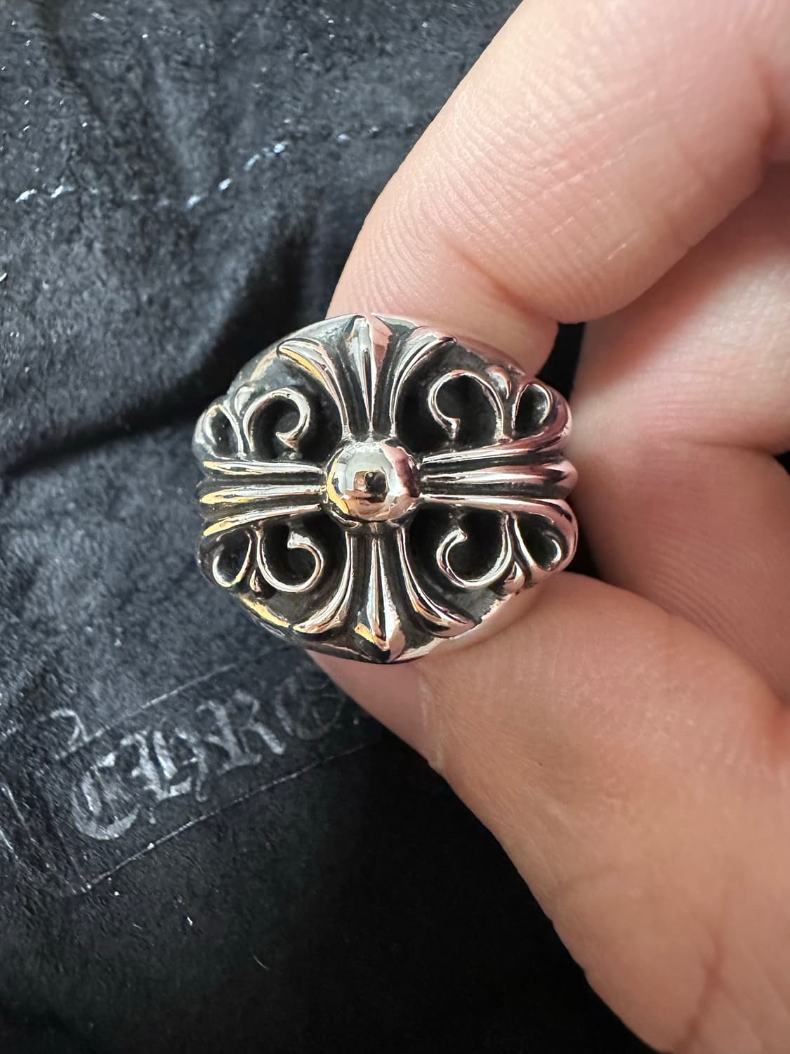 크롬하츠 키퍼링 반지 US 9호 (풀구성) (청담점 구매) 상품이미지4