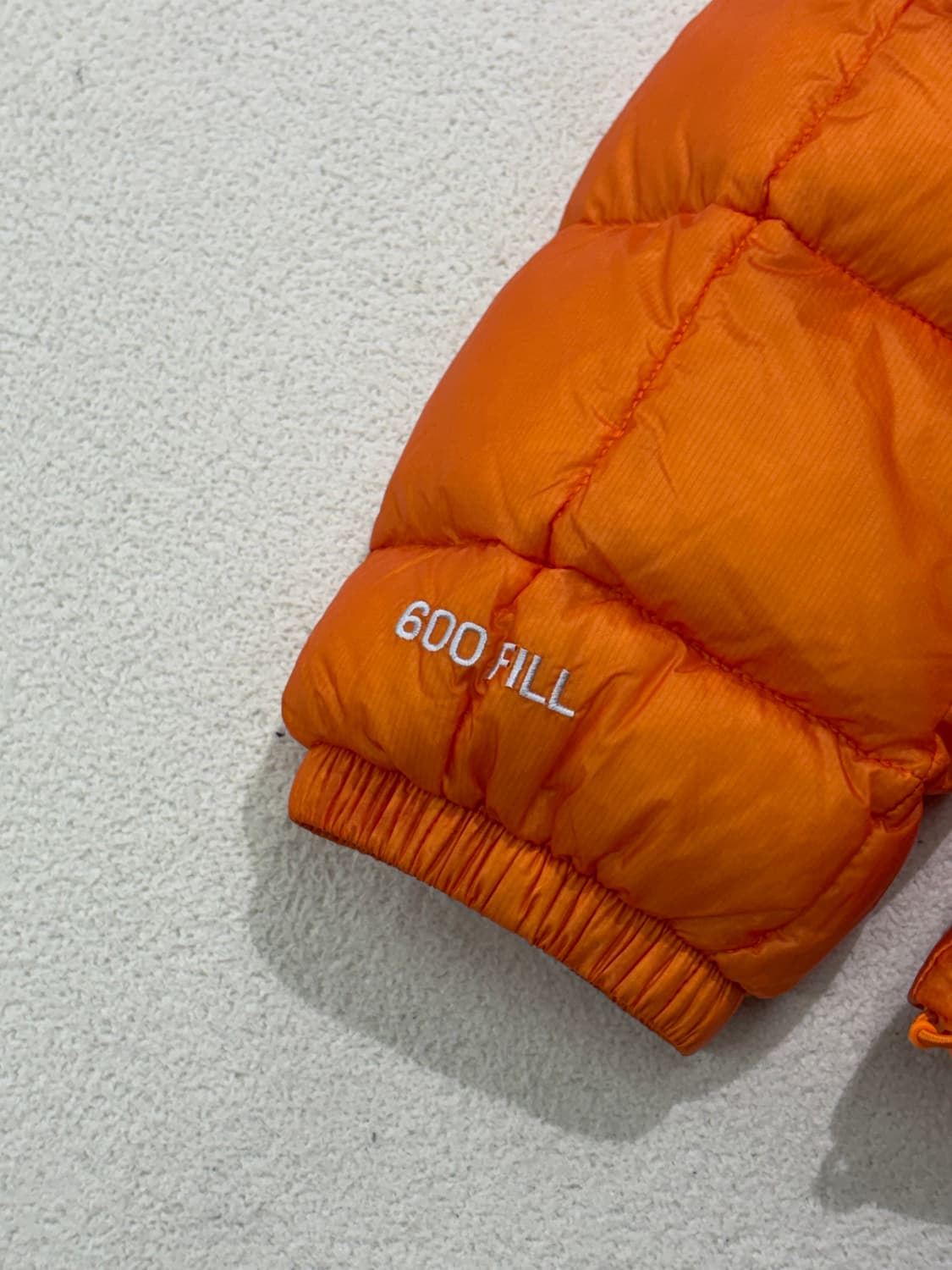 스투시 미드웨이트 후드 푸퍼 패딩 S사이즈 오렌지 상품이미지3