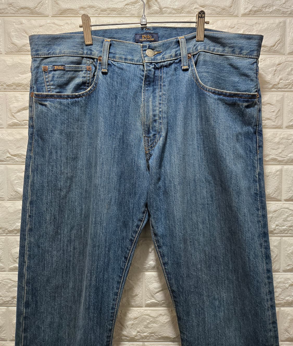 폴로 랄프로렌 햄튼 릴랙스드 스트레이트 데님팬츠 청바지 36 상품이미지2