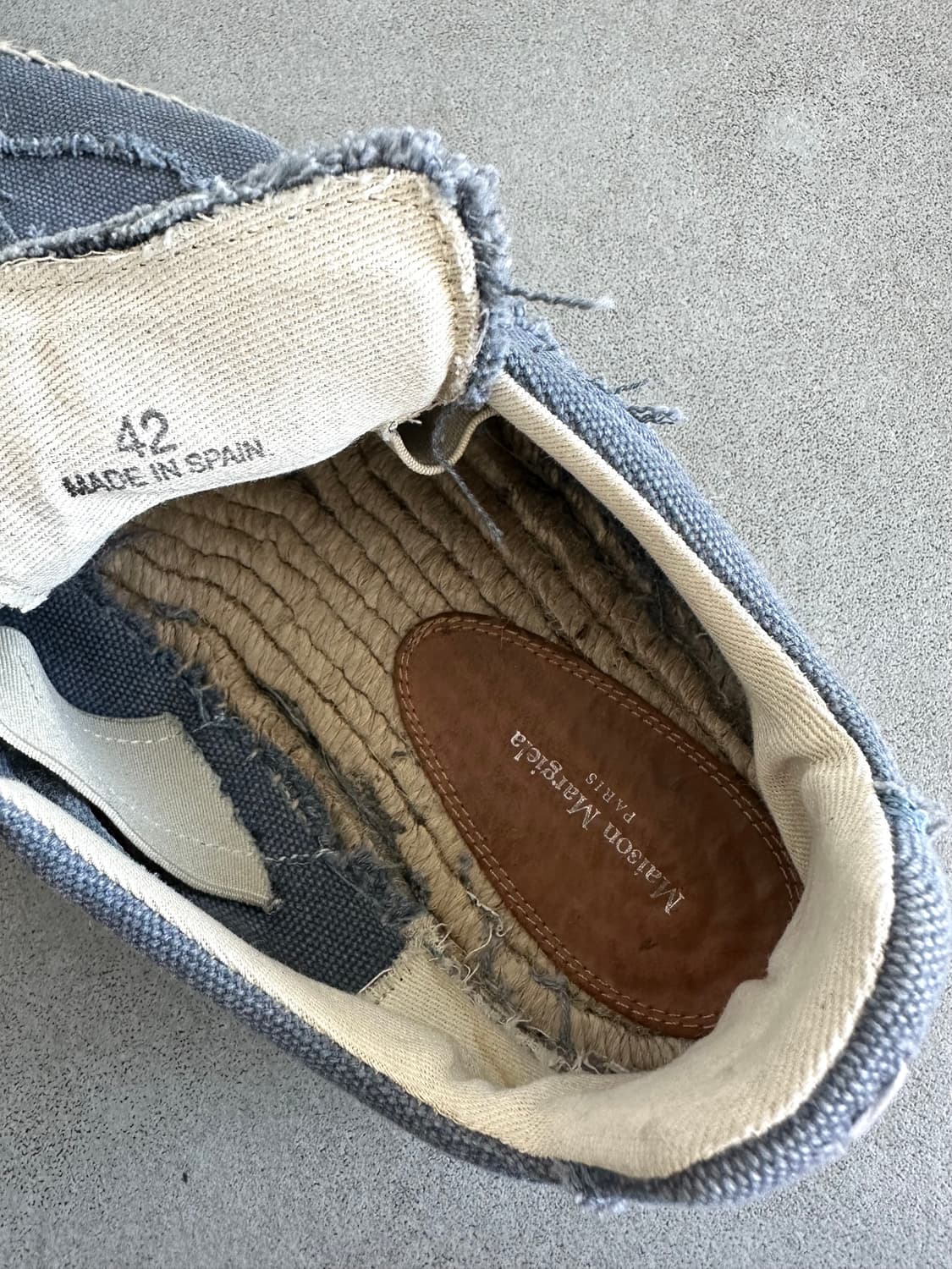 메종 마르지엘라 더스티 블루 에스파듀 스니커즈 상품이미지7