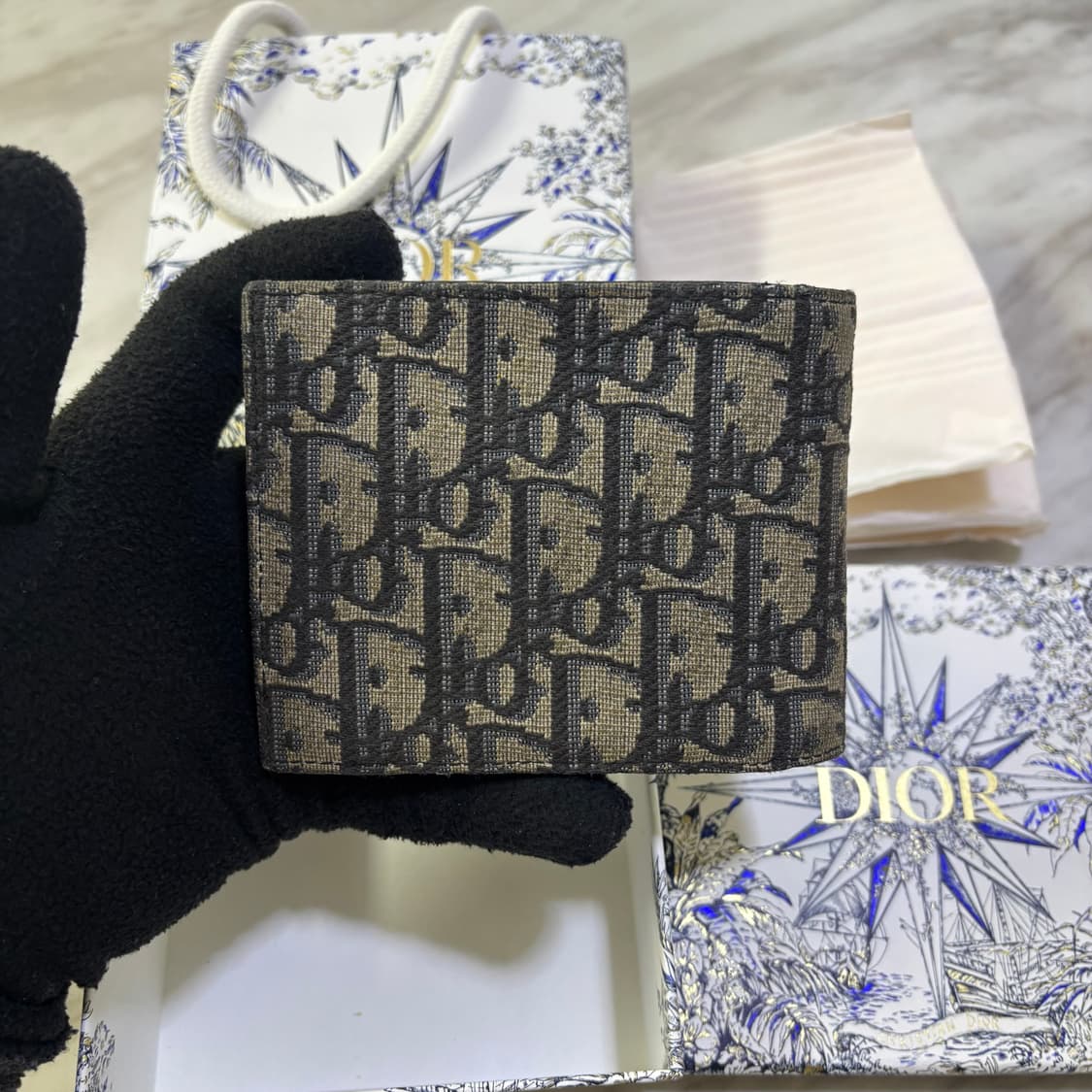 디올 오블리크 반지갑  상품이미지3