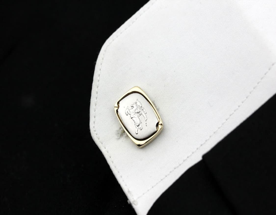 버버리 A-등급 남자 명품 커프스 빈티지 상품이미지7