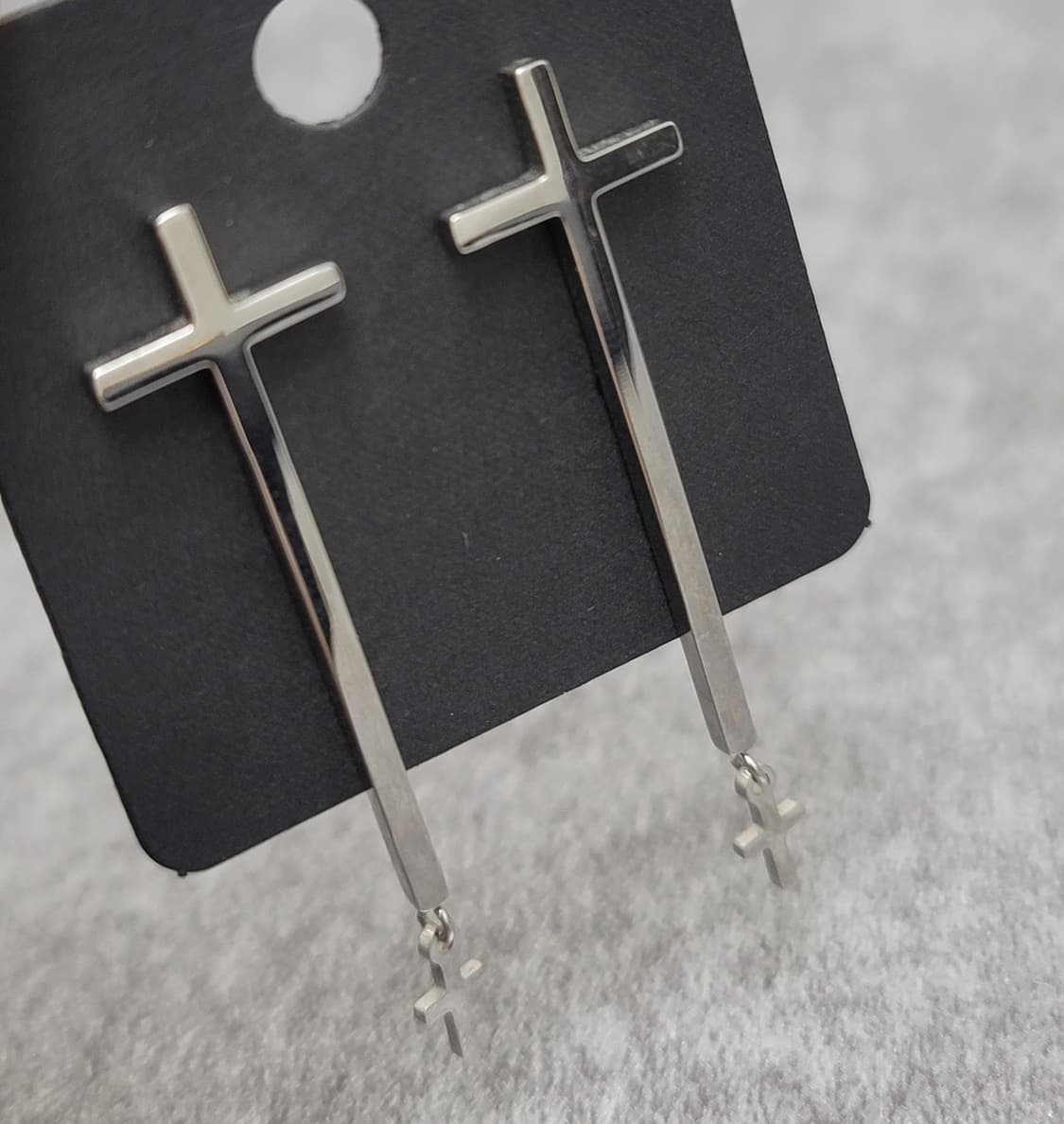 cross earrings 상품이미지5